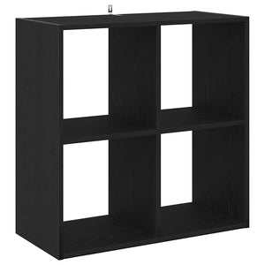 Bücherregal Schwarz Eichen-Optik