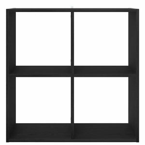 Bücherregal Schwarz Eichen-Optik
