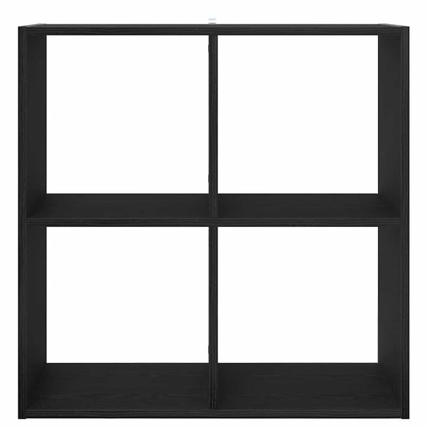 Bücherregal Schwarz Eichen-Optik