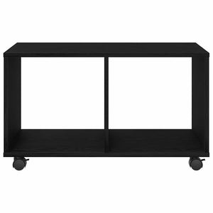 Beistelltisch Schwarz Eichen-Optik mit Regal