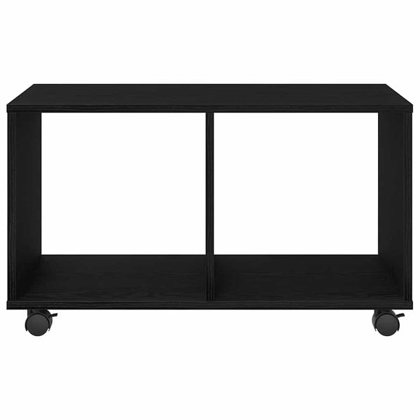 Beistelltisch Schwarz Eichen-Optik mit Regal