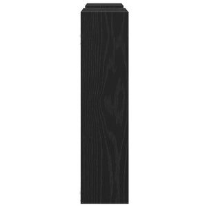 Wandregal Schwarz Eichenoptik 99 cm