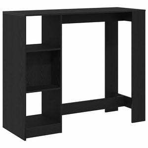 Bartisch Schwarz Eichenoptik 124 cm