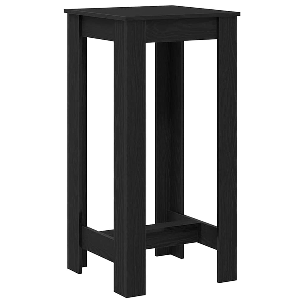 Bartisch Schwarz Eichenoptik, 103,5 cm hoch