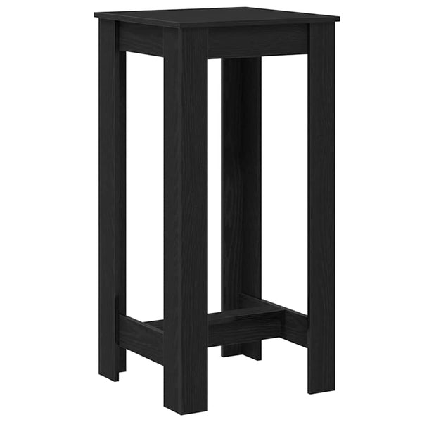 Bartisch Schwarz Eichenoptik, 103,5 cm hoch