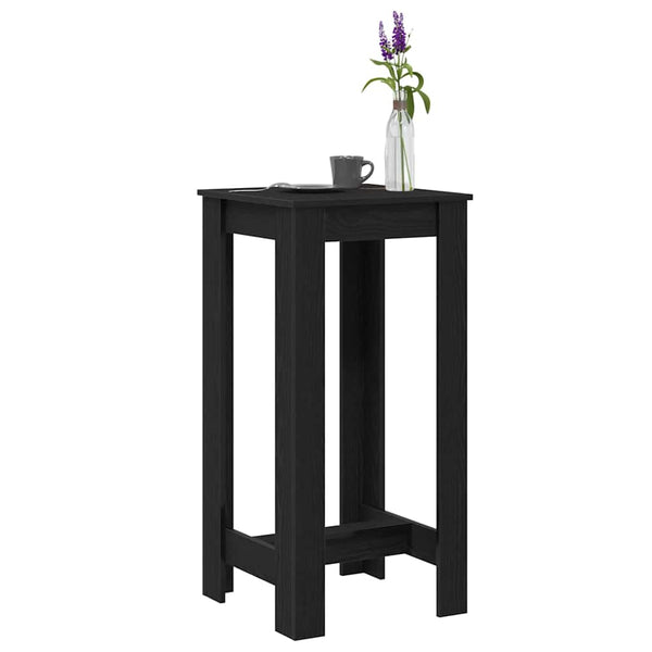 Bartisch Schwarz Eichenoptik, 103,5 cm hoch