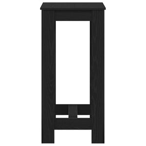 Bartisch Schwarz Eichenoptik, 103,5 cm hoch