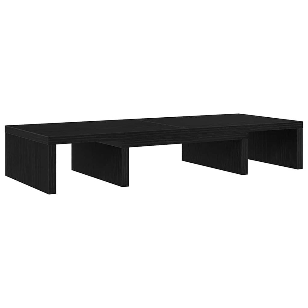 Verstellbarer Monitorständer Schwarz Eiche 60cm