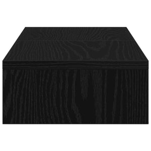 Verstellbarer Monitorständer Schwarz Eiche 60cm
