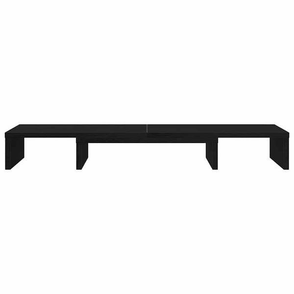 Verstellbarer Monitorständer Schwarz Eiche 80 cm