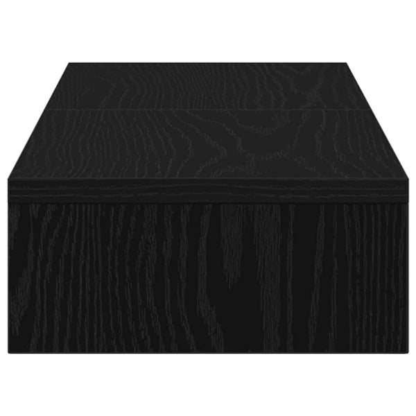 Verstellbarer Monitorständer Schwarz Eiche 80 cm