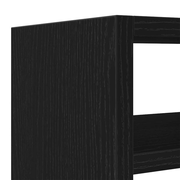 vidaXL Support de moniteur avec organisateur de bureau aspect chêne noir