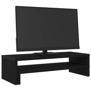 Monitorständer Schwarz Eichenoptik 54 cm