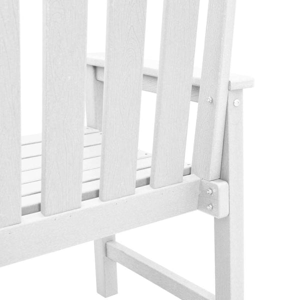 Garten Esszimmerstühle 2er Set Weiß