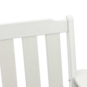Garten Esszimmerstühle 2er Set Weiß