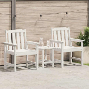 Garten Esszimmerstühle 2er Set Weiß