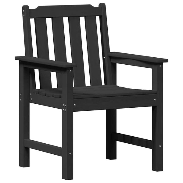 Garten Esszimmerstühle Schwarz, 2er-Set