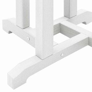 Weißer Bartisch Polyethylen 55x55x107cm