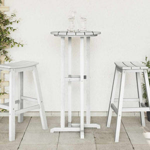 Weißer Bartisch Polyethylen 55x55x107cm