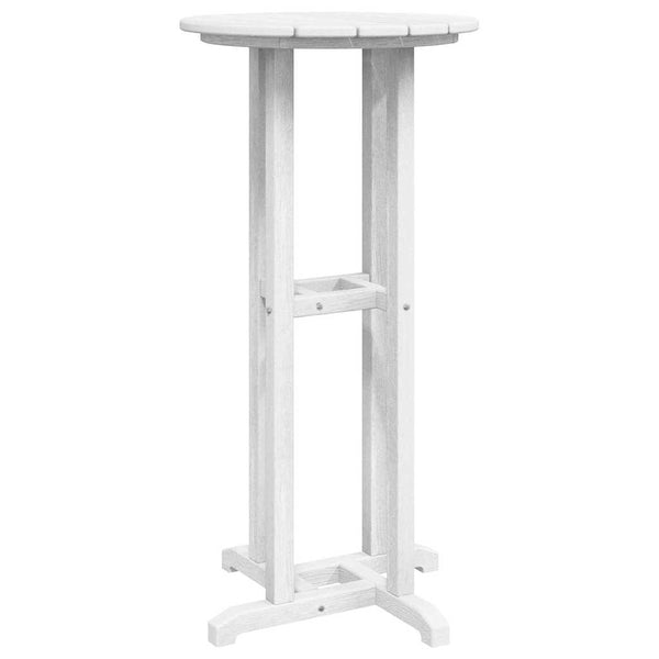 Weißer Bartisch Polyethylen 55x55x107cm