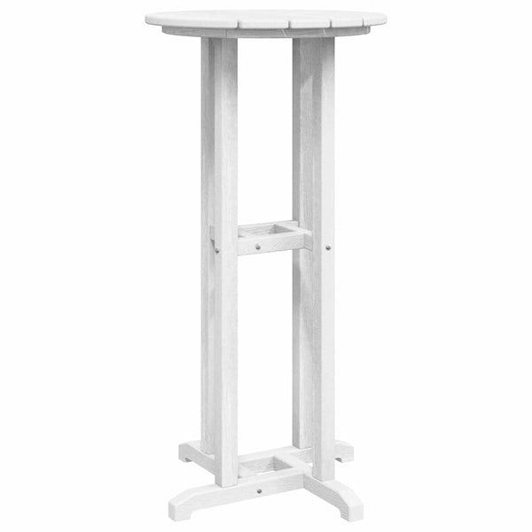 Weißer Bartisch Polyethylen 55x55x107cm