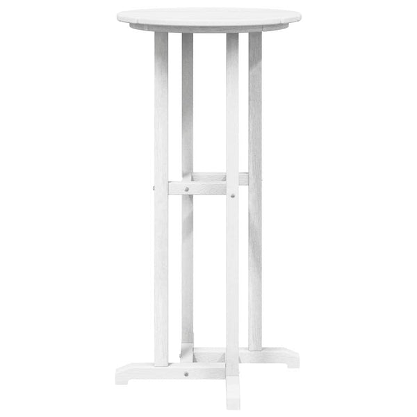 Weißer Bartisch Polyethylen 55x55x107cm