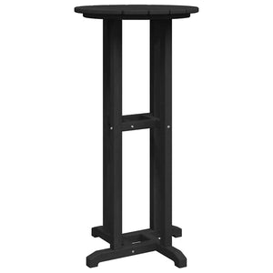 Schwarzer Bartisch Polyethylen 55x55x107 cm