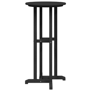 Schwarzer Bartisch Polyethylen 55x55x107 cm