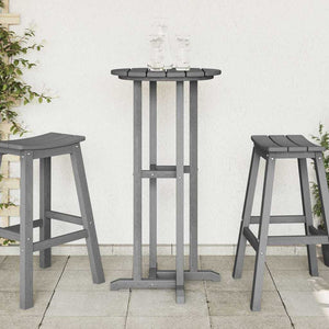 Hellgrauer Bartisch 55x55x107cm