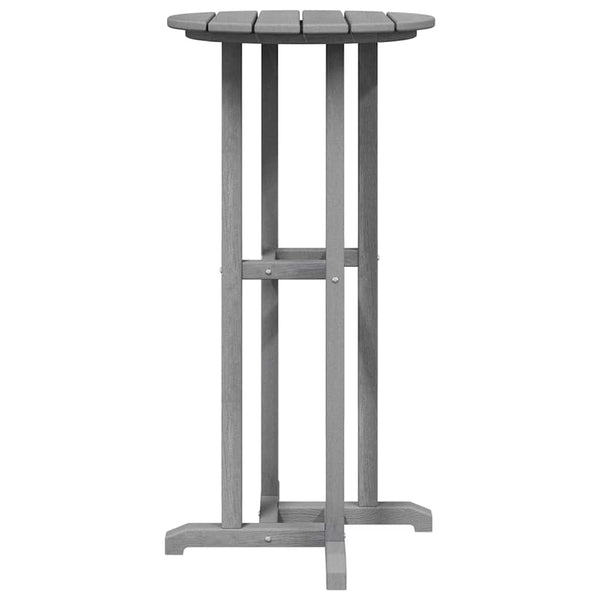 Hellgrauer Bartisch 55x55x107cm