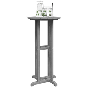 Hellgrauer Bartisch 55x55x107cm