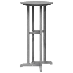 Hellgrauer Bartisch 55x55x107cm