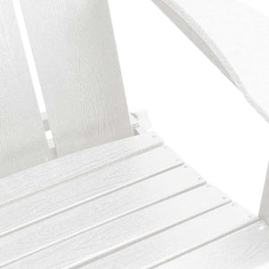 Klappbarer Adirondack Stuhl Weiß