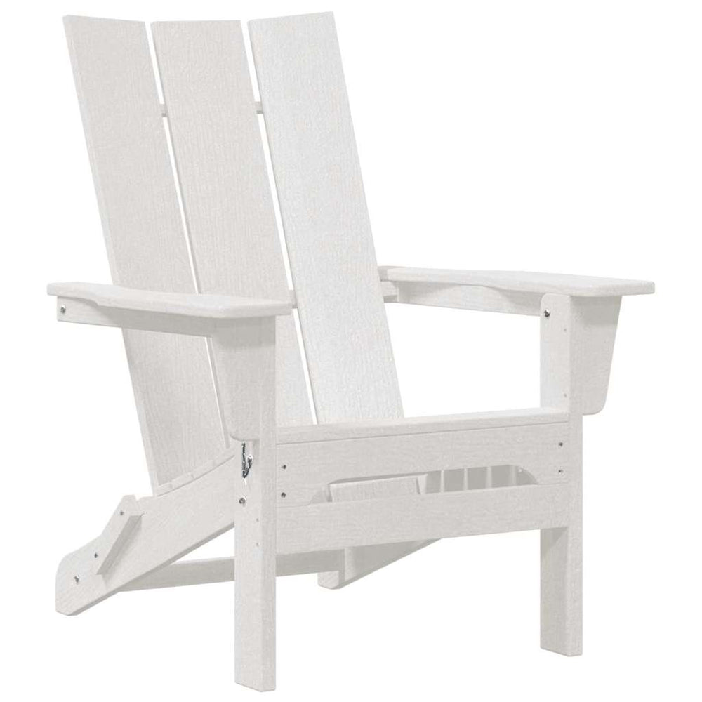 Klappbarer Adirondack Stuhl Weiß
