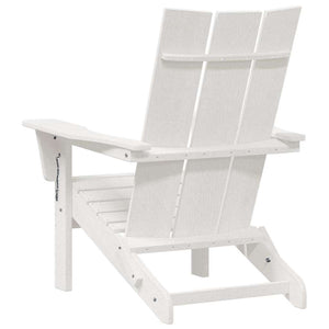 Klappbarer Adirondack Stuhl Weiß