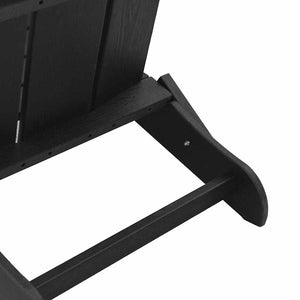 Klappbarer Adirondack-Stuhl Schwarz