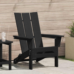 Klappbarer Adirondack-Stuhl Schwarz