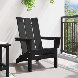 Klappbarer Adirondack-Stuhl Schwarz