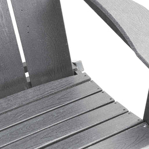 Klappbarer Adirondack Stuhl Hellgrau