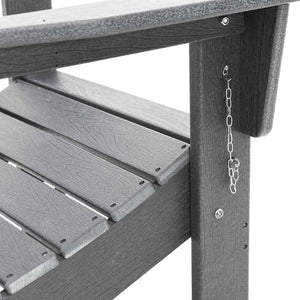 Klappbarer Adirondack Stuhl Hellgrau