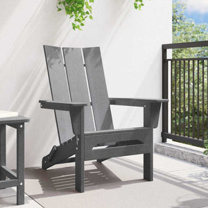 Klappbarer Adirondack Stuhl Hellgrau