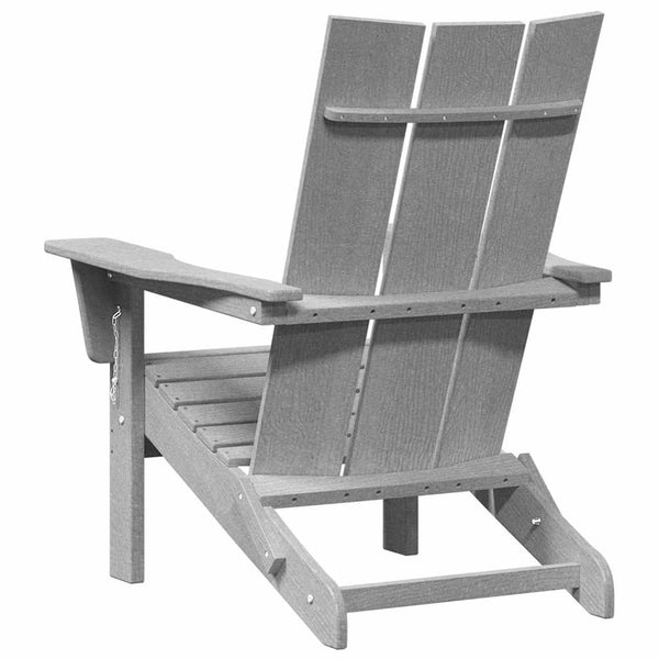 Klappbarer Adirondack Stuhl Hellgrau