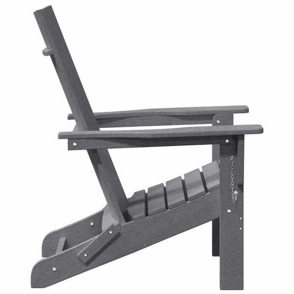Klappbarer Adirondack Stuhl Hellgrau