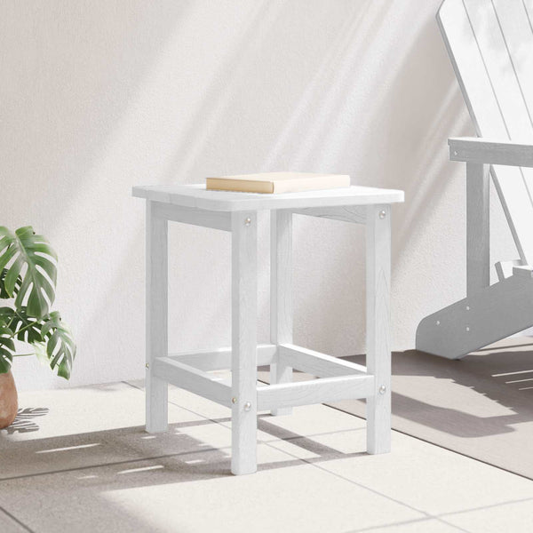 Weißer Beistelltisch Polyethylen 38x38x46cm