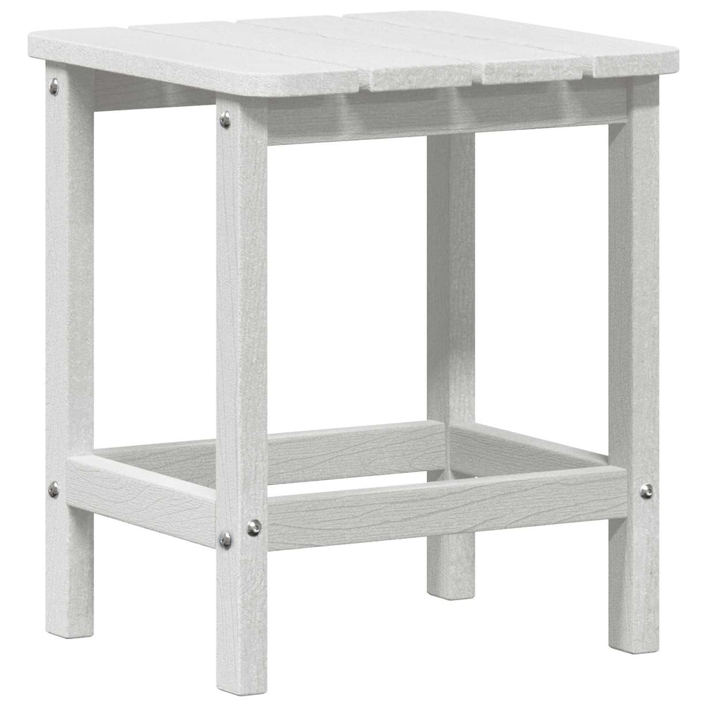 Weißer Beistelltisch Polyethylen 38x38x46cm