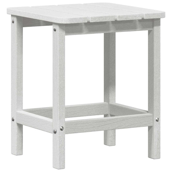 Weißer Beistelltisch Polyethylen 38x38x46cm