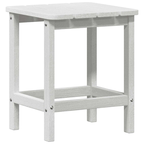Weißer Beistelltisch Polyethylen 38x38x46cm