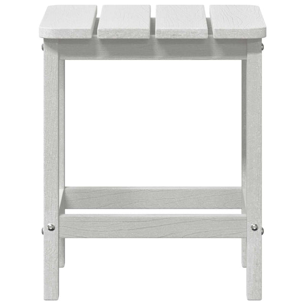 Weißer Beistelltisch Polyethylen 38x38x46cm