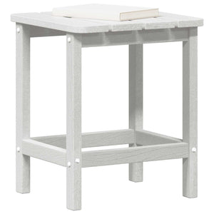Weißer Beistelltisch Polyethylen 38x38x46cm
