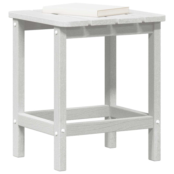 Weißer Beistelltisch Polyethylen 38x38x46cm